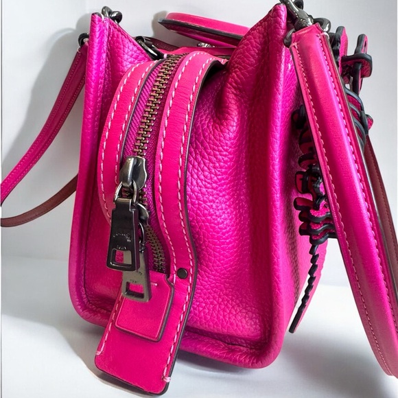 Coach Pink Satchel Bag - Picture 4 of 16